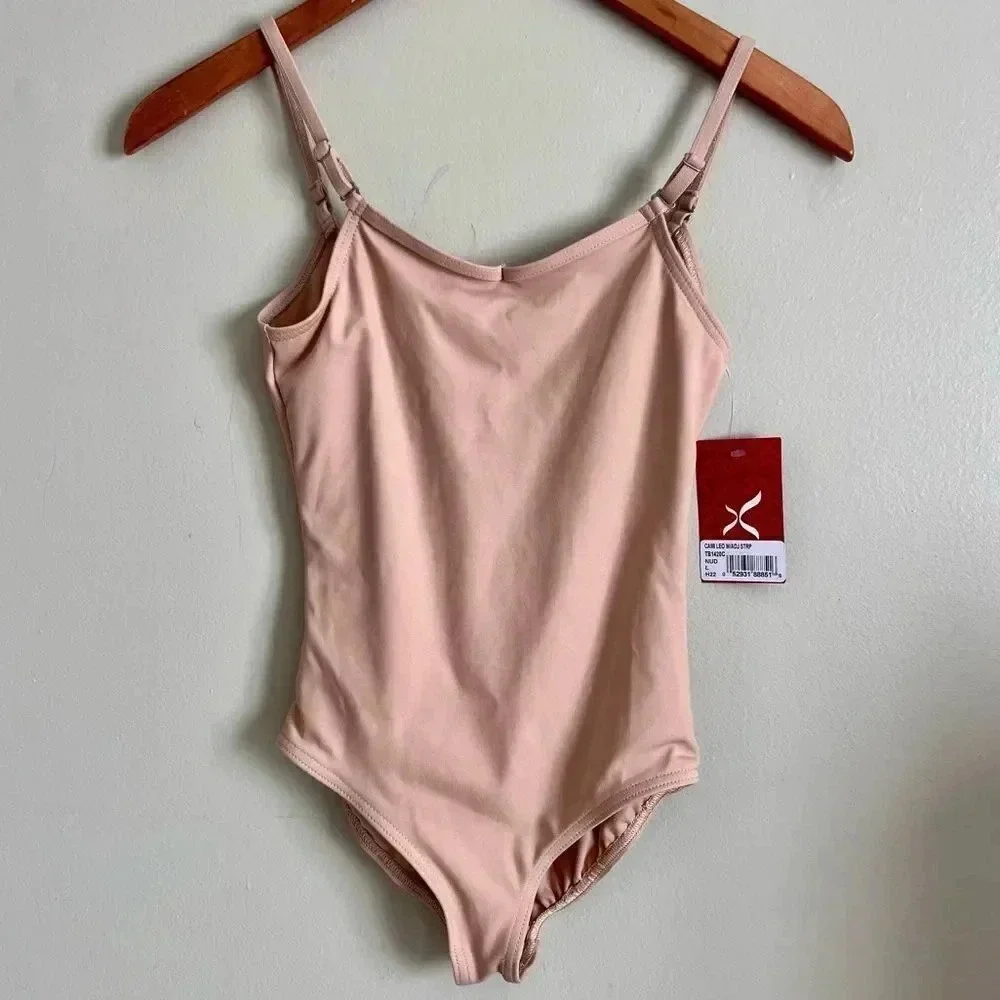 Capezio Camisole Leotard Adjustable Straps Size Kids Large